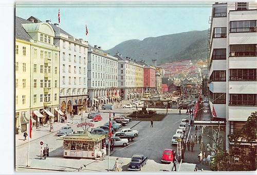 Postcard main street - postcard,